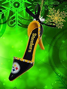Pittsburgh Steelers Official NFL 3 inch x 1.5 inch Team Shoe Ornament