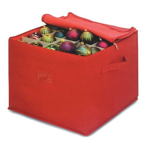 Innovative Home Creations Christmas Ornament Storage, 15.7 by 15.7 by 13-Inch
