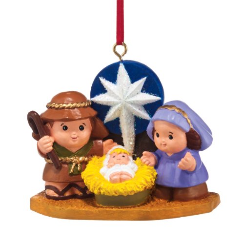 Department 56 Fisher Price Little People Nativity Ornament, 2.5-Inch