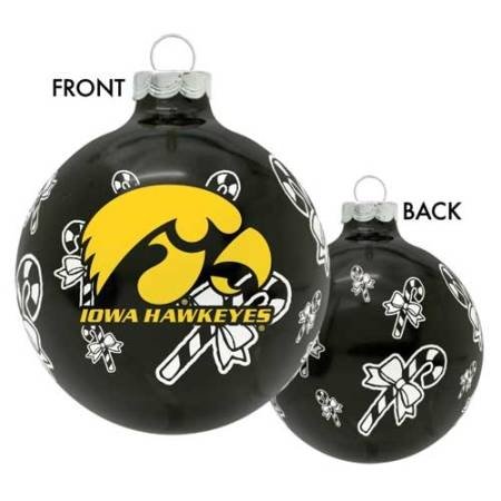 Iowa Hawkeyes NCAA Traditional Round Ornament