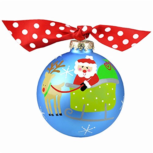 Santa Claus is Coming to Town Ornament by Coton Colors