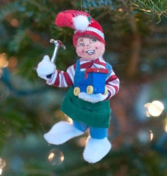 Annalee 4″ Workshop Elf – Ornament