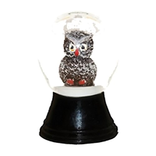 Alexander Taron Perzy Snowglobe, Mini Owl – 1.5″H x 1″W x 1″D