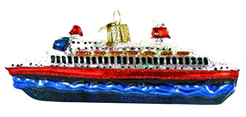 Old World Christmas Ornament Cruise Ship