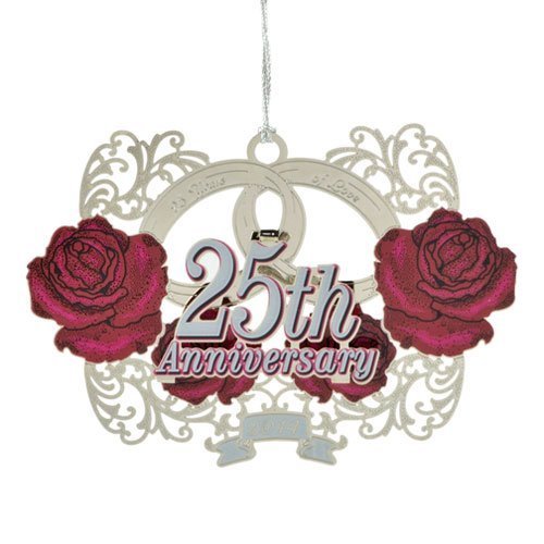 ChemArt 2.5″ Collectible Keepsakes “2014” 25th Anniversary Christmas Ornament