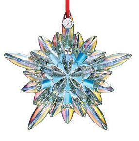 Baccarat #2804661, 2013 Courchevel Snowflake Ornament Iridescent