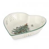 Spode Heart Plate Christmas Tree Christmas Holiday Ornament