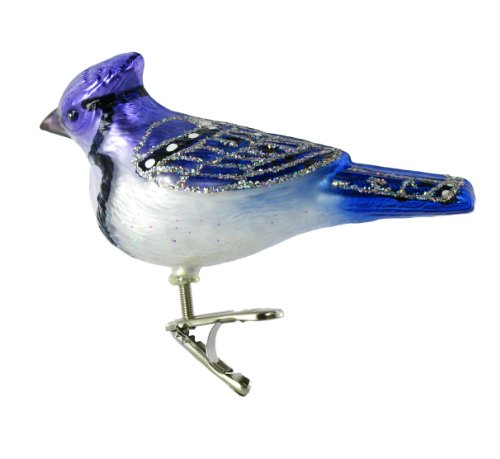 Old World Christmas Stylized Blue Jay Ornament