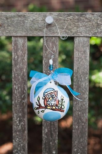 Owl Baby’s First Ball Ornament Color: Blue