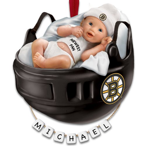 NHL® Boston Bruins® Personalized Baby’s First Ornament by The Bradford Exchange