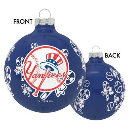 New York Yankees MLB Traditional Round Ornament