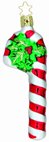 Inge-Glas Sugar And Stripes Christmas Ornament