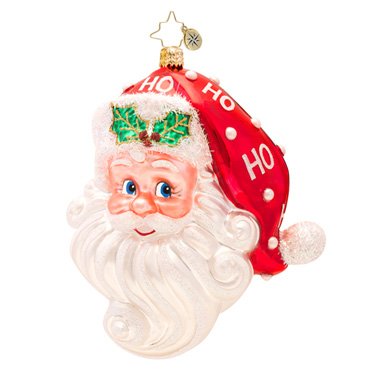 Christopher Radko Ho Ho Claus Santa Christmas Ornament