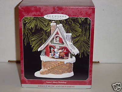 Santa’s Merry Workshop 1998 Hallmark Ornament