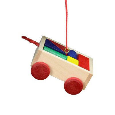 10-0556 – Christian Ulbricht Ornament – Wagon – 1″”H x 2″”W x 1.5″”D