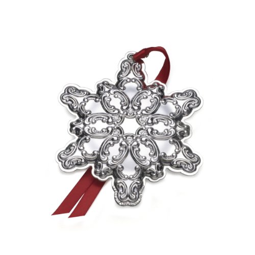 Wallace 2014 Grande Baroque Snowflake Ornament, 17th Edition