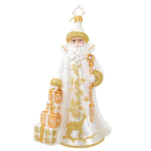 Christopher Radko Golden Frost St. Nicholas Ornament