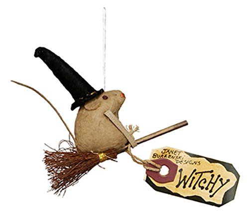 Witchy Mouse Ornament By Primitives By Kathy