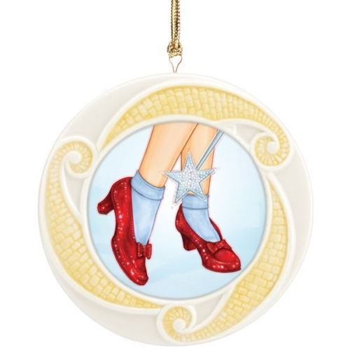 Lenox Wizard of Oz Ruby Slippers 75th Anniversary Christmas Ornament