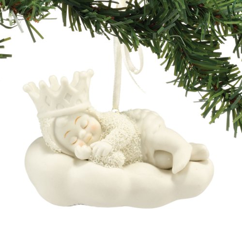 Snowbabies Sleeping Beauty Ornament Figurine, 1.75-Inch