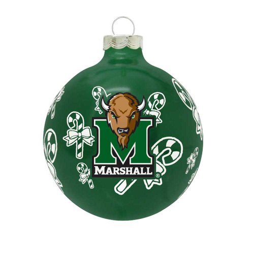 NCAA Marshall Thundering Herd Traditional 2 5/8″ Ornament