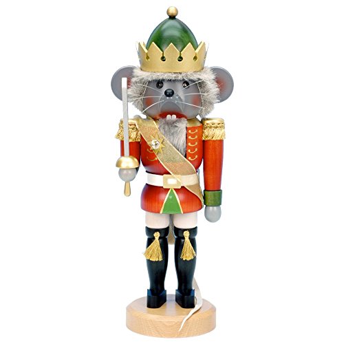 32-534 – Christian Ulbricht Nutcracker – Mouse King – 15.5″”H x 6.25″”W x 5.5″”D