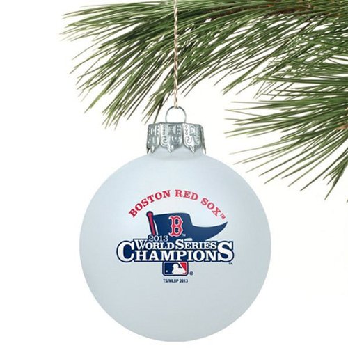 Boston Red Sox Official MLB 3 inch Glass Ball Christmas Ornament
