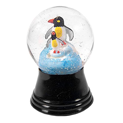 Alexander Taron PR1222-Perzy Snowglobe, Small Penguin – 2.75″H x 1.5″W x 1.5″D