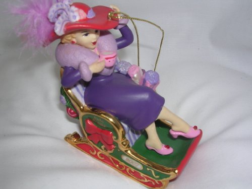 Red Hat Society Ornament 2007 3″ Collectible ; Ruby Red Hat