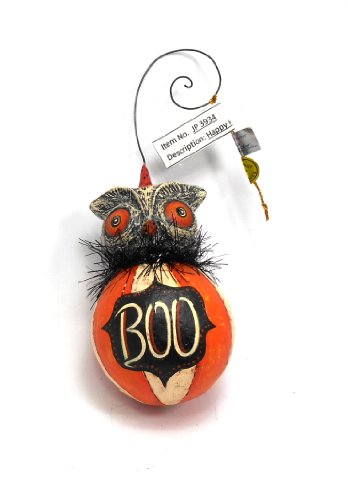 Johanna Parker Boo Owl Halloween Ornament