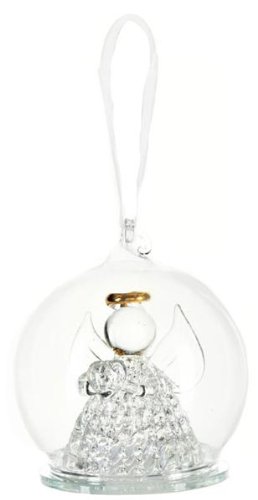 Ganz Angel Light Up Glass Ornament (EX10332)