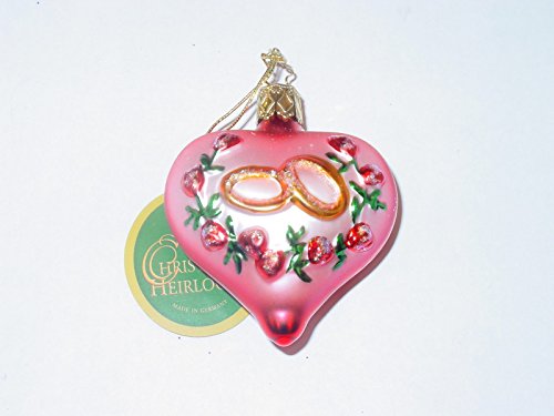 Rings of Love #1-281-01 by Inge-Glas of Germany – Christmas Tree Ornament