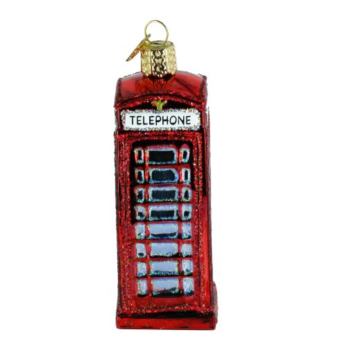 Old World Christmas English Phonebooth Ornament