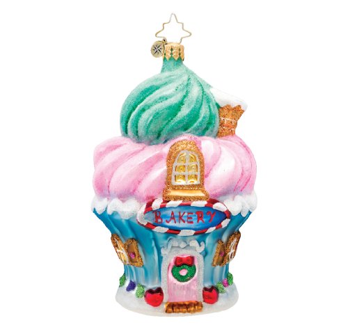 Christopher Radko Baked to Perfection Bakery Glass Christmas Ornament 2014