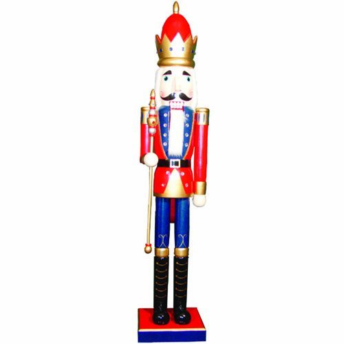 Santa’s Workshop 60 in. Red King Nutcracker