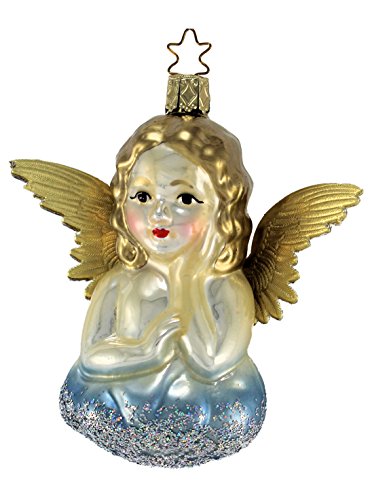 Antique Guardian Angel , #1-222-01, by Inge-Glas of Germany