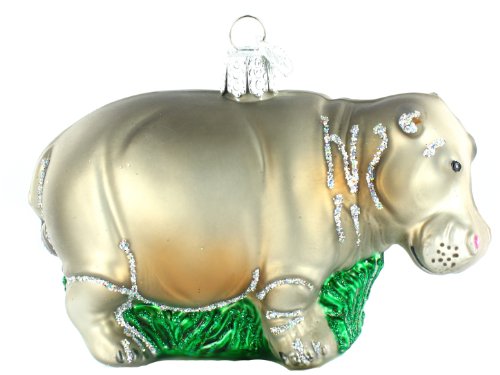 Old World Christmas Hippopotamus Ornament