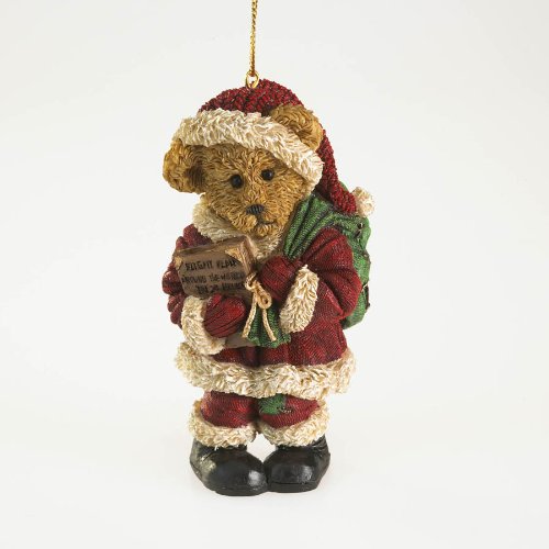 Enesco Boyds Resin Santa’s Workshop Holiday Ornament