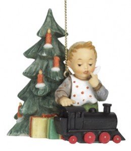 M.I. Hummel Christmas Ornament – Full Speed Ahead