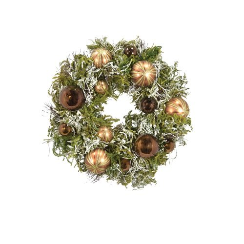 Fantastic Craft X’mas Moss Wreath, 16-Inch, Coffee