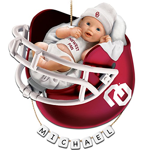 University of Oklahoma Sooners Personalized Baby’s First Christmas Ornament by The Bradford Exchange