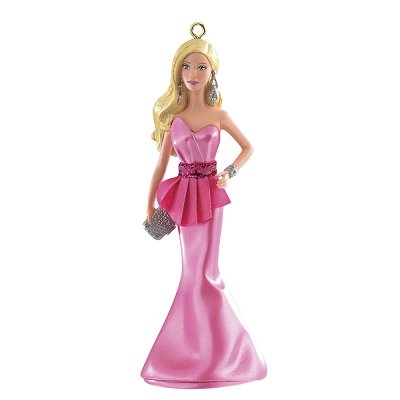 The Barbie Look Red Carpet Barbie 2nd in Series 2014 Carlton Heirloom Ornament