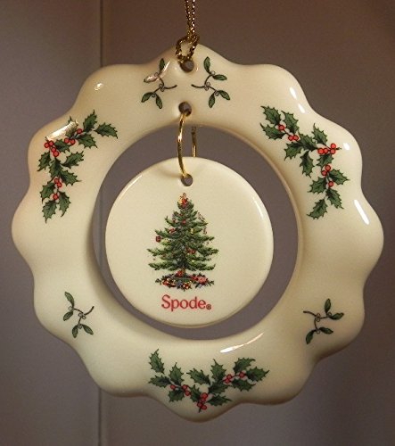 Spode Christmas Tree Scalloped Wreath Ornament