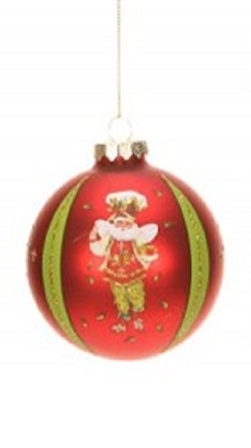 Mark Roberts Round Blown Glass King of the Kitchen Fairy Ornament – Includes Official Mark Roberts Gift Boxed 3.5″