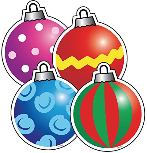 Creative Teaching Press 6-Inch Designer Cut-Outs, Holiday Ornaments (4686)