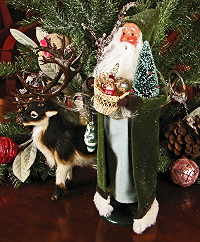 Byers Choice Santa – Santa with Basket of Ornaments – Christmas Decoration