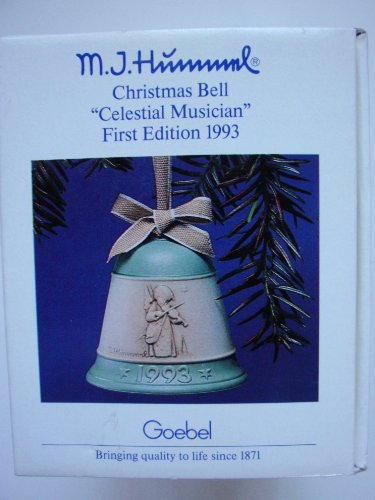 Hummel Goebel: 1993 Hummel Christmas Bell Ornament – “Celestial Musician” Violin (1st Edition)