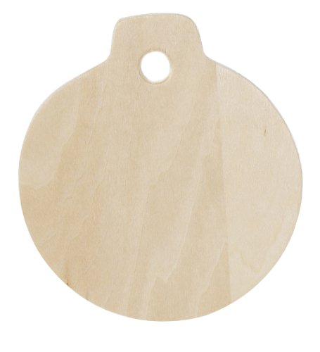 Darice 9171-78 Unfinished Wooden Ornament Cutouts Shape