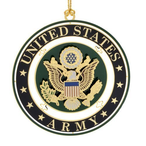 ChemArt 2.5″ Collectible Keepsakes United States Army Seal Christmas Ornament