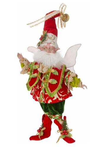 Mark Roberts Fairies, Night Before Christmas Fairy, Small 9 Inches, Packaged with a Tropical Magnet